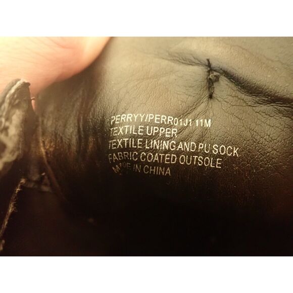 Madden Girl High Top Black Shoe Sneakers Wedge Heel Booties Size 11 - Picture 9 of 10